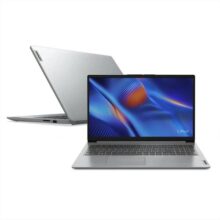 Notebook Lenovo Ideapad 1 AMD Ryzen 5 7520U 8GB RAM 512GB SSD Linux Tela IPS 15,6