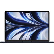 Notebook MacBook (2022) Apple com chip M2: tela Liquid Retina de 13.6 polegadas, 16GB de RAM, 256 GB de SSD. Meia-noite.