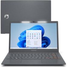 Notebook Positivo Vision C14, Intel Celeron N4500, 8GB RAM, 128GB eMMC, Tela 14″ HD, Windows 11, Lumina BAR, Cinza