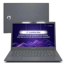 Notebook Positivo Vision C14 Lumina BAR Celeron 4GB 256GB eMMC Tela 14 Polegadas HD Antirreflexo Linux Tecla Link – Cinza