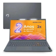 Notebook Positivo Vision C15 Lumina Bar Celeron, 8GB 128GB eMMC, Tela 15.6″ HD Antirreflexo, Windows 11, Tecla Link, Cinza