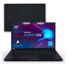 Notebook Positivo Vision Intel Core i3 8gb RAM 256gb Ssd Tela 15.6″ Full Hd Linux – Preto