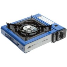 NTK, Fogareiro Frontier Em Aço Esmaltado Com Ignição Eletrônica Apoio De Panela, Chama Regulável, Dispensa Uso De Fósforos, Ideal Para Uso Diário, Camping, Trilha Ou Viagens, Prático E Econômico