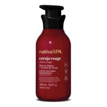 O Boticário Nativa Spa Loção Aveludada Cereja Rouge 400ml