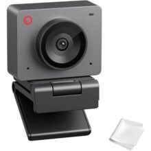 OBSBOT Meet SE Webcam Inteligente Com IA – Câmera Web Full HD 1080p a 100 FPS, Sensor CMOS 1/2.8″ Para Excelente Desempenho Em Pouca Luz, Controle Por Gestos Dinâmico, Modo Beleza, Plug & Play,zoom