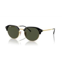 Óculos de Sol Ray-Ban 0RB4429 601/31 Tam 55 / Preto/Ouro – Lentes Verde