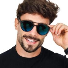 Óculos de Sol Redondo Top Lux