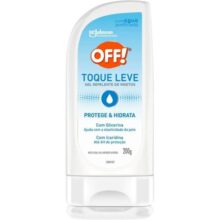 OFF! Repelente Toque Leve, Gel Hidratante, Com Icaridina, Eficaz contra Mosquitos, Proteção por até 6h, 200g