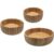Oikos – Kit 3 Bowls Canelados de Bambu