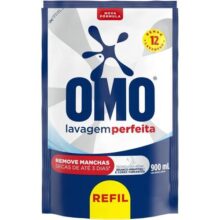 OMO Sabão Líquido Refil Omo Lavagem Perfeita Refil 900Ml