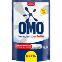 OMO Sabão Líquido Refil Omo Lavagem Perfeita Refil 900Ml