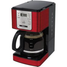 Oster Cafeteira Flavor Programável, 1,5L, 110V, Vermelha/Preto, 1000W, BVSTDC4401RD