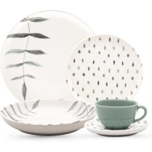 Oxford Aparelho De Jantar 30 Peças Flat Samambaia