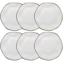 Oxford Conjunto de 6 Pratos Rasos 27,5cm Ryo Maresia