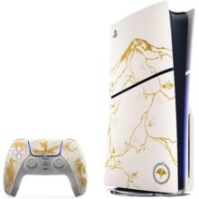 Pack do console PlayStation®5 – Edição Limitada Ouro – Ghost of Yōtei