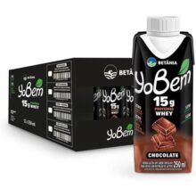 Pack YoBem Bebida Proteica Chocolate 15g de Proteínas Whey – 12 Unidades