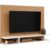 Painel Para TV Até 50 Polegadas Quarto/Sala Com Nichos E Prateleiras Suspenso – Quality Móveis (Ripado/OffWhite)