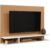 Painel Para TV Até 50 Polegadas Quarto/Sala Com Nichos E Prateleiras Suspenso – Quality Móveis (Ripado/OffWhite)