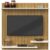 Painel Suporte Para TV 32 Polegadas Smart Plus Nichhos Modelo MADRID (Ripado/OffWhite)