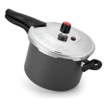Panela de Pressão 4,5L Teflon Antiaderente Alegrete Cinza