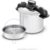 Panela de Pressão 7L Tefal OptiSpace em Inox com Fundo Triplo e Cesto de Vapor