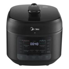 Panela De Pressão Elétrica 5l Nutripro Preta Midea Cor Preto