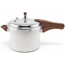 Panela De Pressão Indução Com Revestimento Antiaderente Tuut 4,2l (cream)