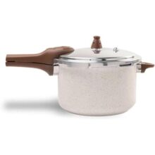 Panela de Pressão Pressure 6,8L Ceramic Life Antiaderente com Fundo de Indução Brinox – Vanilla