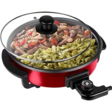 Panela Elétrica Multifuncional Vermelho, 110v, Cadence