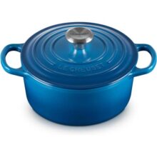 Panela LE CREUSET Redonda 18 Cm – Signature 2117718 Azul Marseille