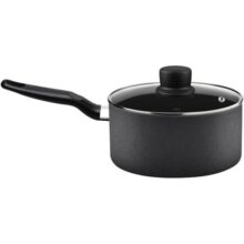 Panela Rochedo Robusta Grafite 20cm com Antiaderente Resist 3X, Reforçado com Partículas Minerais, Alta Espessura, Base Limpa Fácil, Máxima Durabilidade e Resistência
