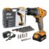 Furadeira Parafusadeira Sem Fio A Bateria Tb-12e 12v 3/8 10mm Com Maleta E Acessórios The Black Tools