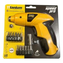 Parafusadeira Elétrica Titanium Speed Pró Bivolt C/ 11 Bits