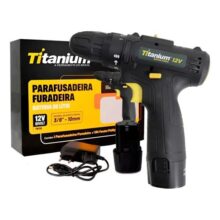 Parafusadeira Furadeira 3/8 Bivolt A Bateria 12v Sem Fio