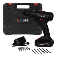 Parafusadeira Furadeira Bateria 48v 10mm Bivolt + Acessório