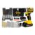 Parafusadeira Furadeira De Impacto Profissional 21v Tb21pw Com Kit Brocas E Buchas 300 Peças The Black Tools
