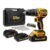 Parafusadeira Furadeira De Impacto Profissional Sem Fio 2 Baterias 21v Com Maleta Tb-21yx The Black Tools