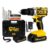 Parafusadeira Furadeira De Impacto The Black Tools Profissional Tb-21px 2 Baterias Com Maleta 60hz Amarelo 127/220v
