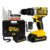 Parafusadeira Furadeira De Impacto The Black Tools Profissional TB-21PX 2 Baterias Com Maleta 60Hz Amarelo