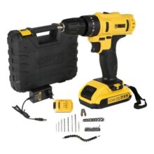 Parafusadeira Furadeira Impacto 2 Baterias 21v 38 10mm Muke