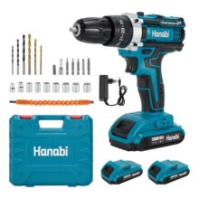 Parafusadeira Furadeira Impacto 2 Baterias Profissional 21v