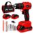 Parafusadeira Furadeira Impacto Brushless 2 Baterias