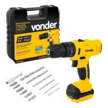 Parafusadeira Furadeira Pfv120i De Impacto Vonder Cor Amarelo