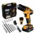 Parafusadeira Furadeira Sem Fio 12V WAP BPF 12K3 Kit Maleta