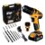 Parafusadeira Furadeira Sem Fio 12V WAP BPF 12K3 Kit Maleta