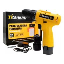 Parafusadeira Titanium Amarela 12v T12 06238 3/8 1350rpm