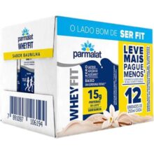Parmalat WheyFit Baunilha 15g de Proteína 250 Ml – Pack 12 Unidades