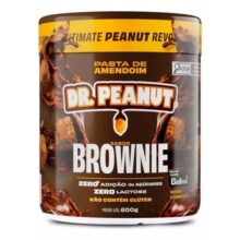 Pasta De Amendoim Com Whey Protein – 600g – Dr. Peanut Sabor Brownie