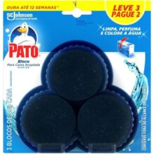 Pato Desodorizador Sanitário Caixa Acoplada Marine, Limpeza Banheiro, Leve 3 Pague 2, 40g