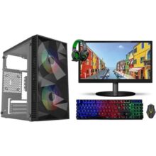 PC GAMER INTEL I5 3470-16GB DDR3 – SSD 240GB – MONITOR 19” – KIT GAMER: TECLADO, MOUSE E HEADSET